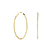 Forgyldt sølv creol 30mm HOOPS52