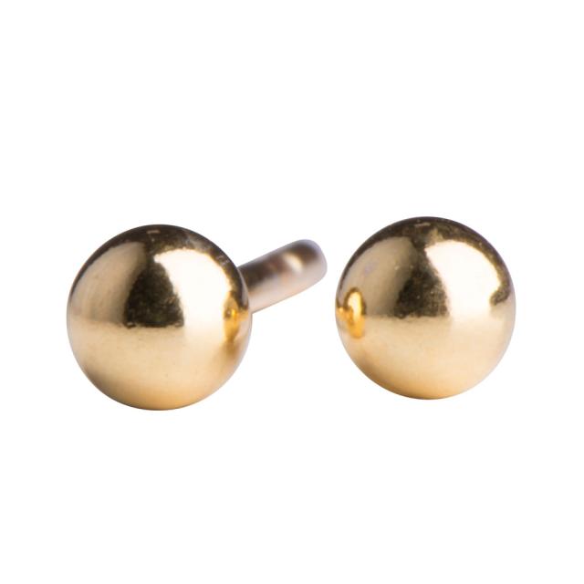 14kt. guldørestikker kugle 6mm