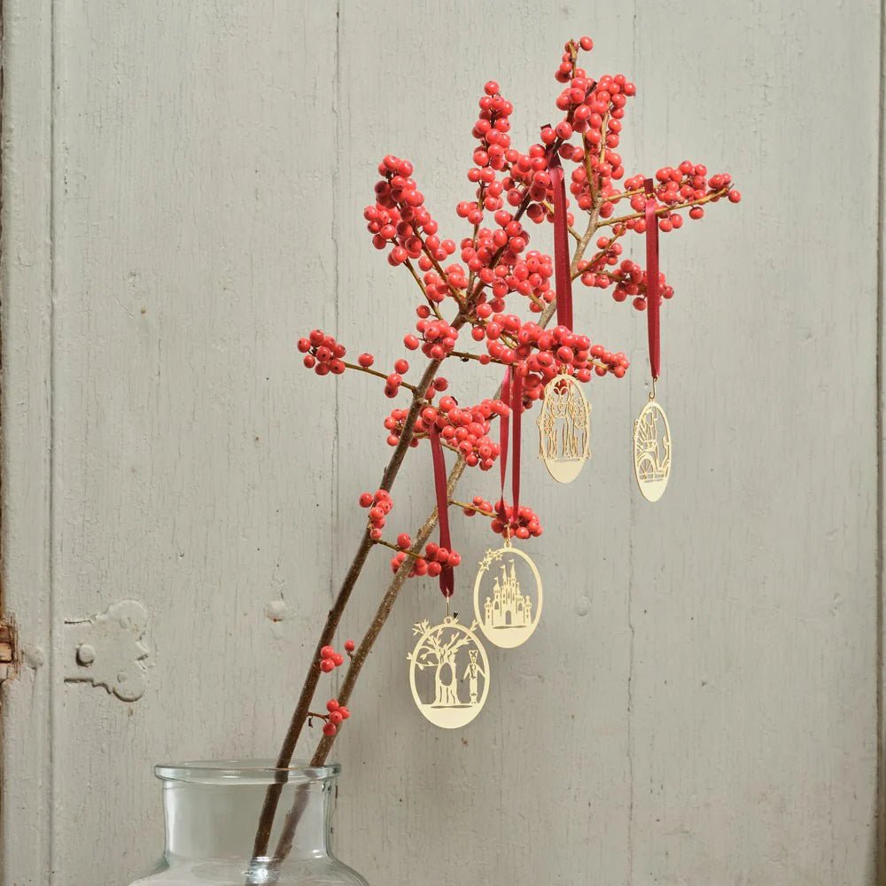 4 stk. ophæng - Fyrtøjet - 18k forgyldt - Urma.dk