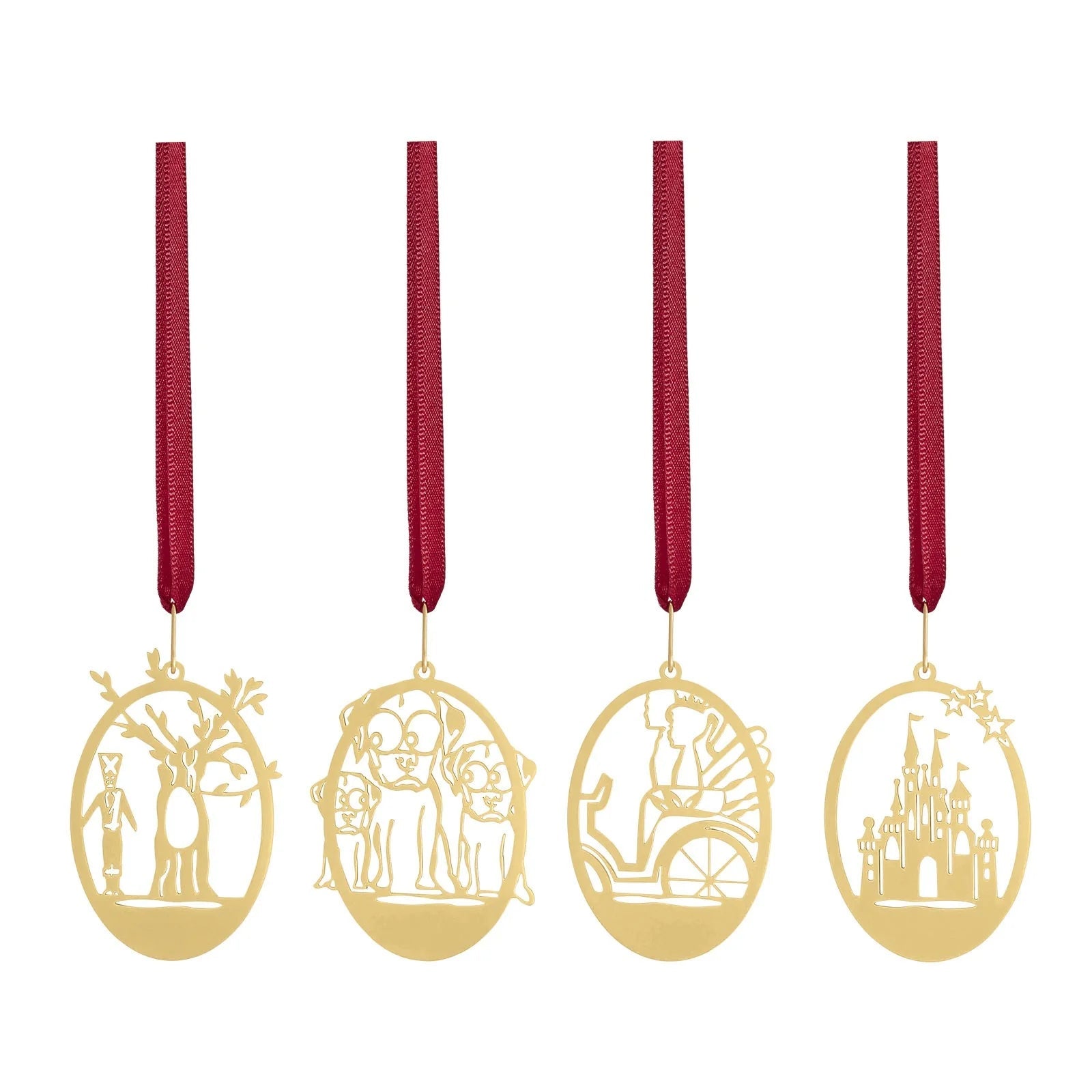 4 stk. ophæng - Fyrtøjet - 18k forgyldt - Urma.dk