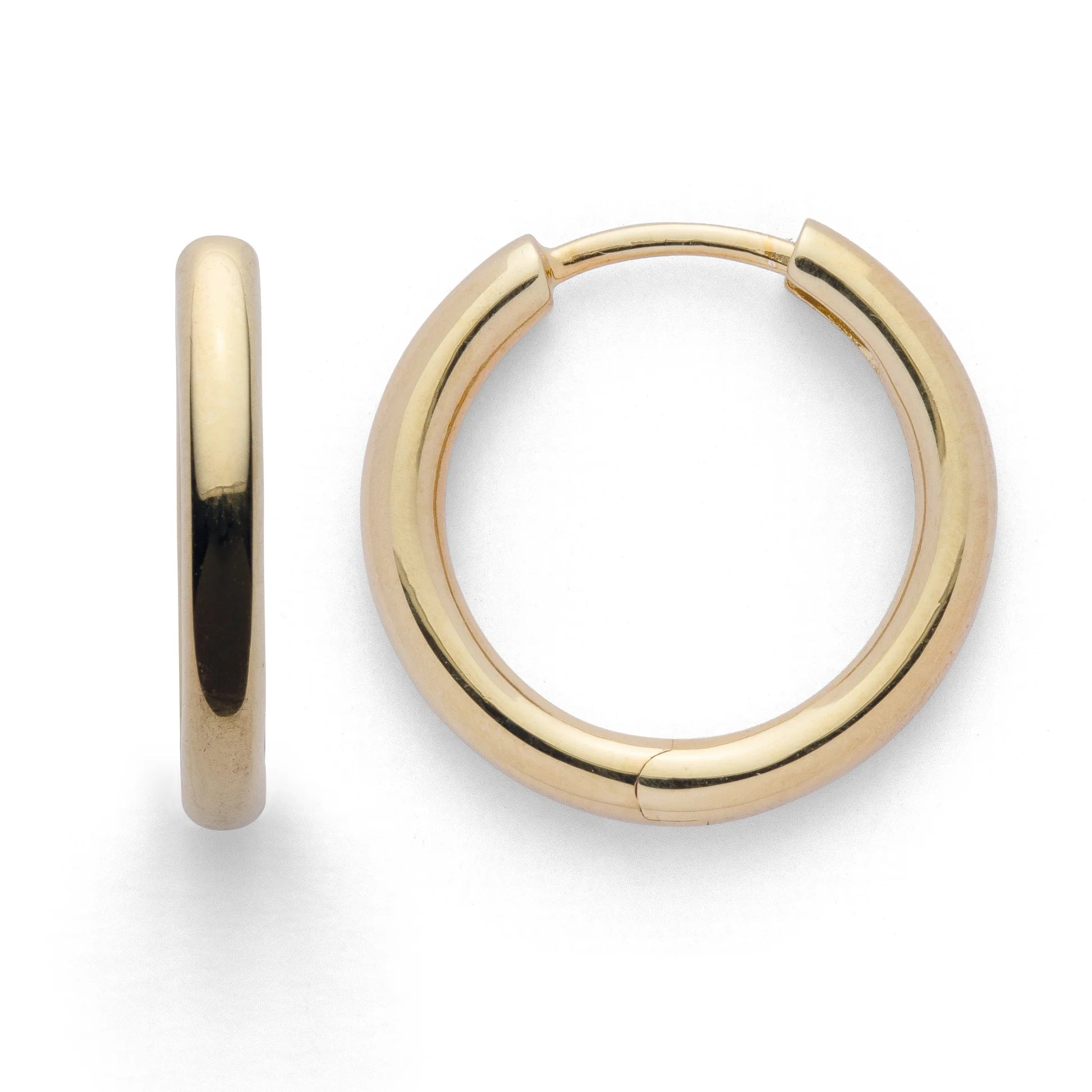 Sterling sølv creol, fg blank