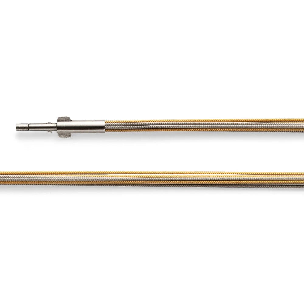 Stålreb 12 rk tofarvet 0,50mm, 45cm
