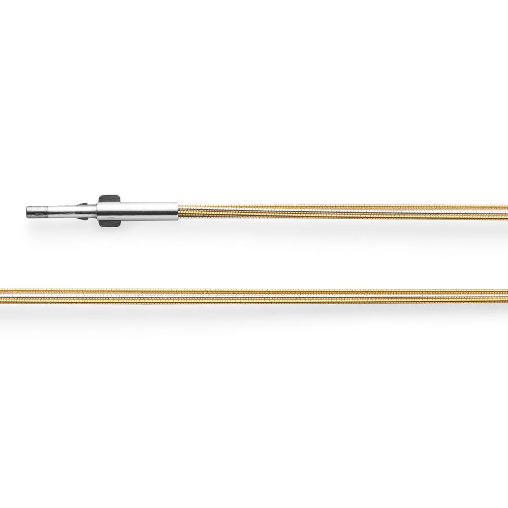 Sterling sølv Tonda Flexible, 5rk tofarvet