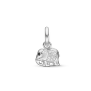 STORY sølv led elefant  m/cz