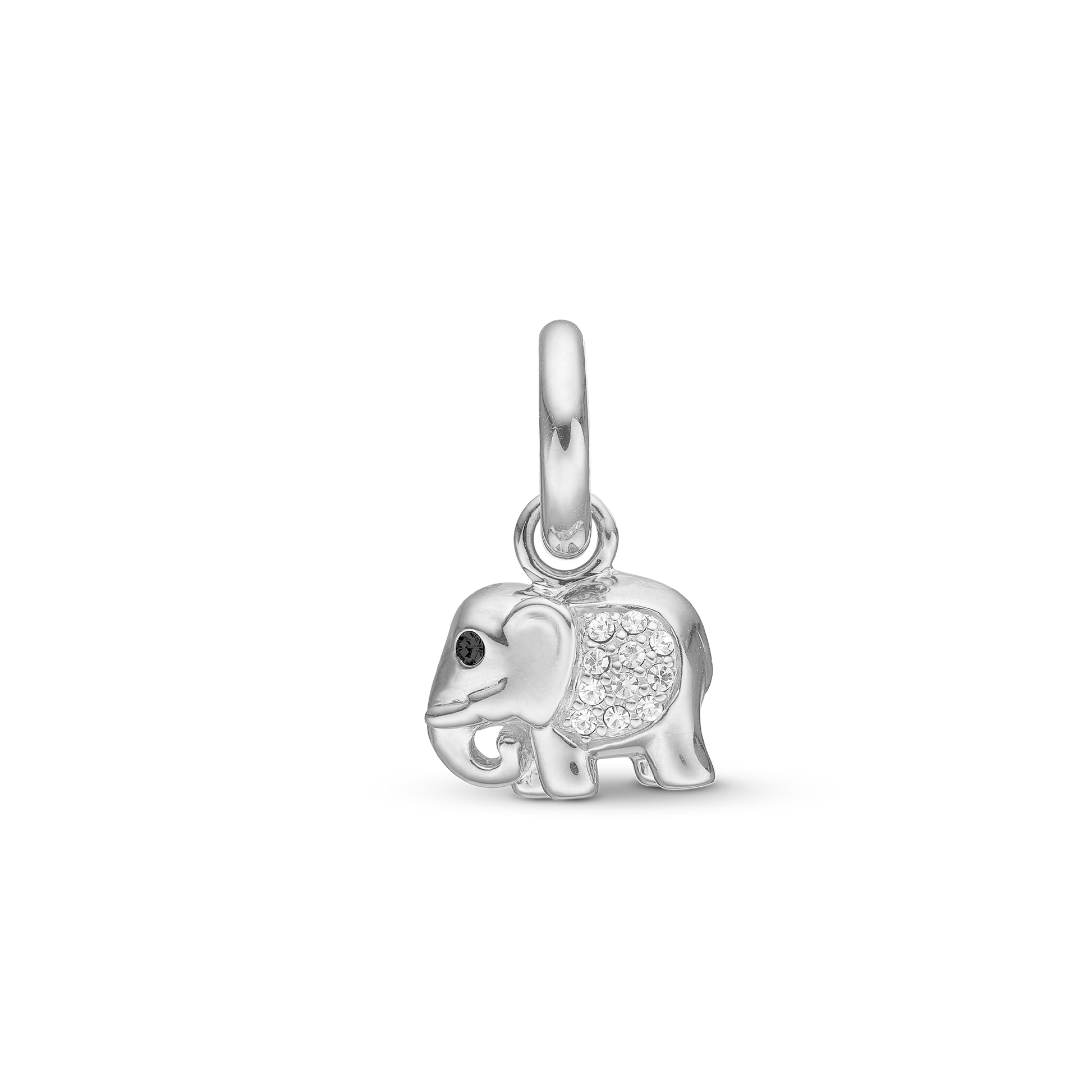 STORY sølv led elefant  m/cz