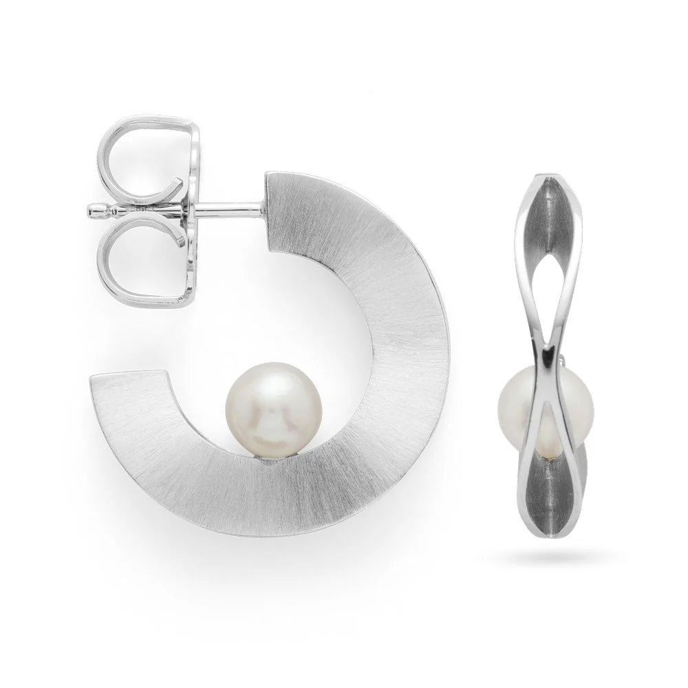 925/- creol, rho. mat., kulturperler hvid 2.12ct