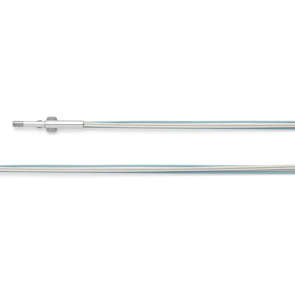 Stål bøjle 5 rk, lyseblå, 0,5 mm