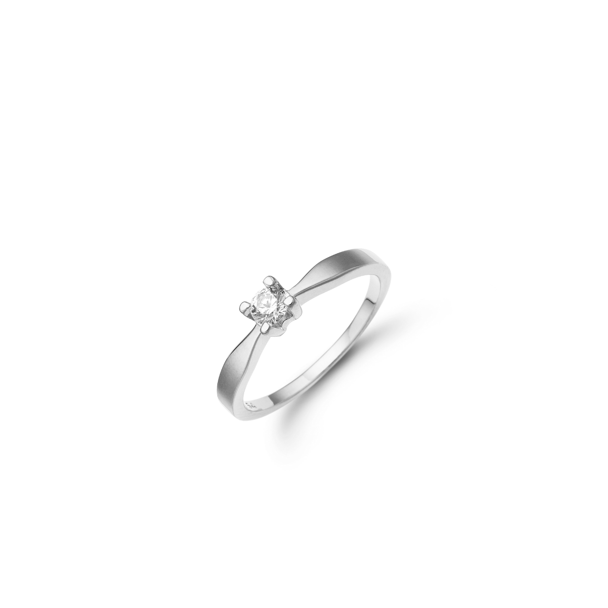ETERNITY 14KT HV.D.RING 1X0,15CT WSI 4/G