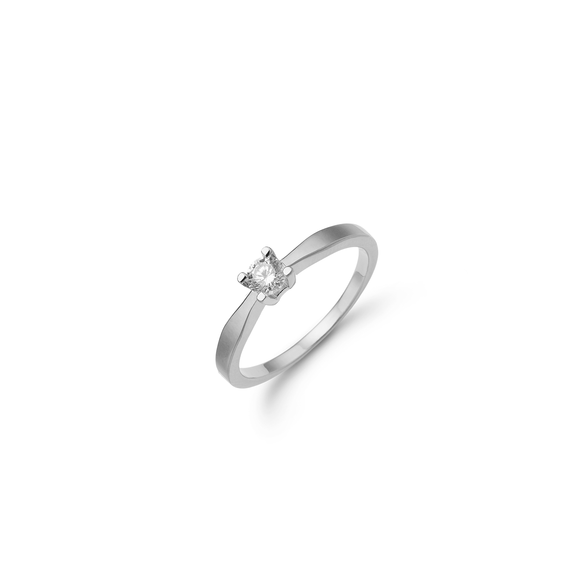ETERNITY 14KT HV.D.RING 1X0,20CT WSI 4/G