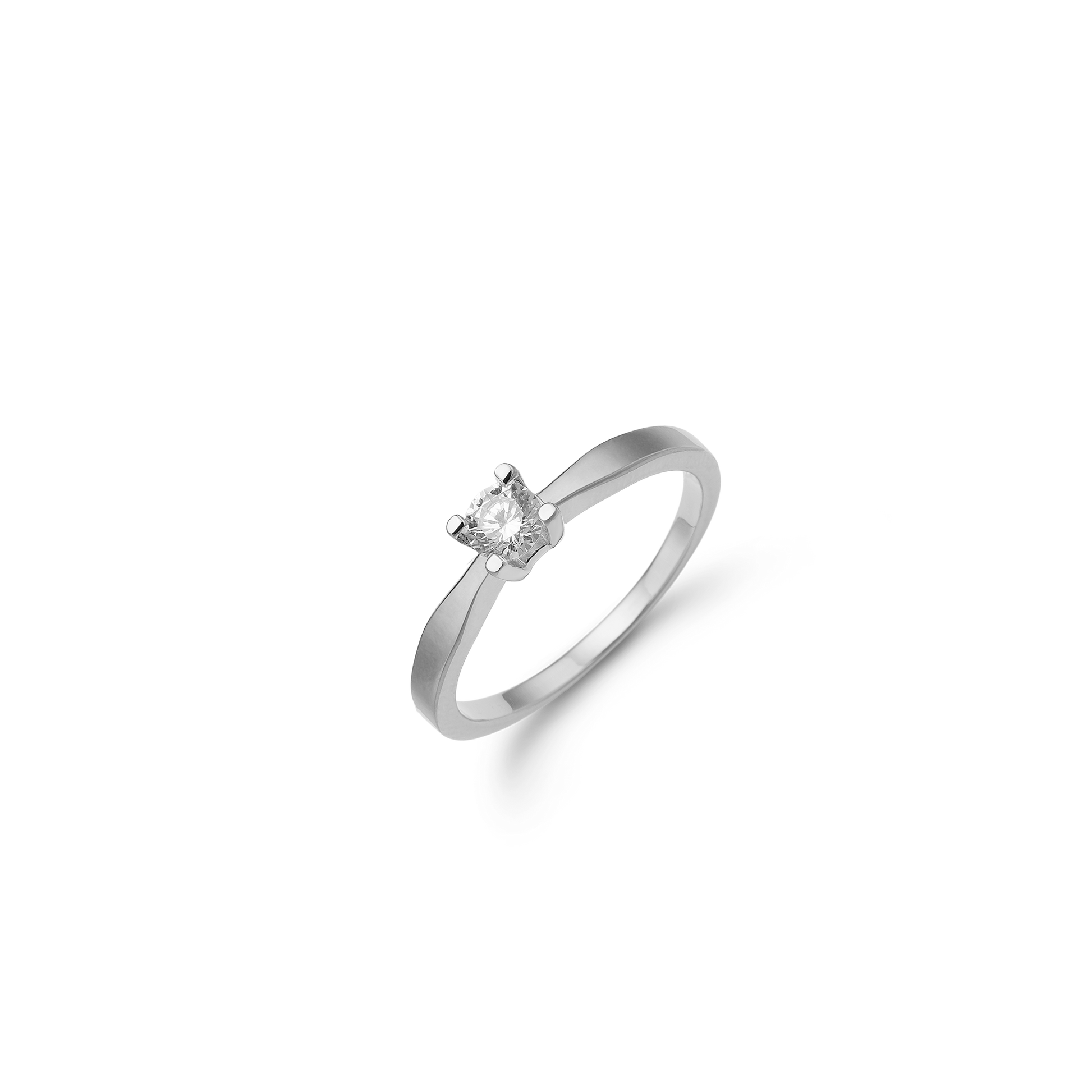 ETERNITY 14KT HV.D.RING 1X0,25CT WSI 4/G