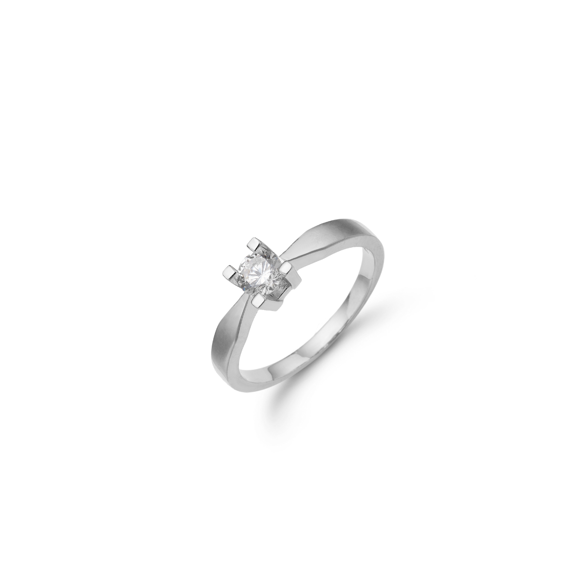 ETERNITY 14KT HV.D.RING 1X0,40CT WSI 4/G