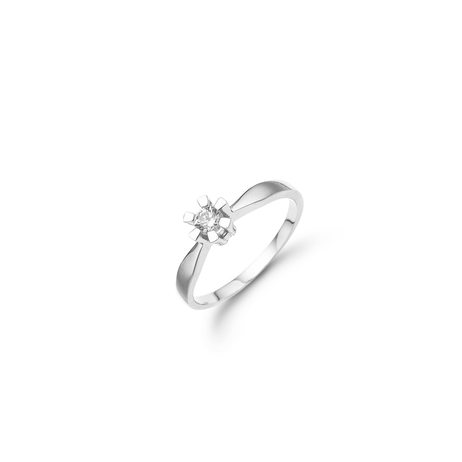 ETERNITY 14KT HV.D.RING 1X0,20CT WSI