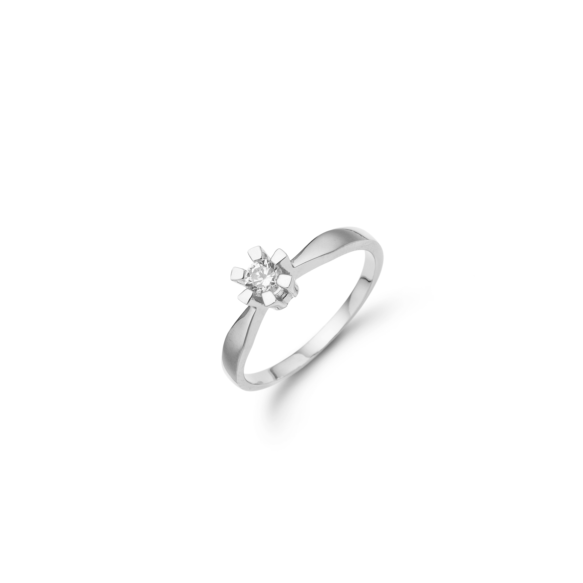 ETERNITY 14KT HV.D.RING 1X0,25CT WSI