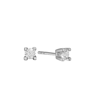 ETERNITY 14KT HV. ØRESTIK 2X0,25CT WSI 4