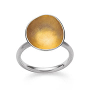 Sterling sølv Ring, delvis jfr. mat/børstet mat