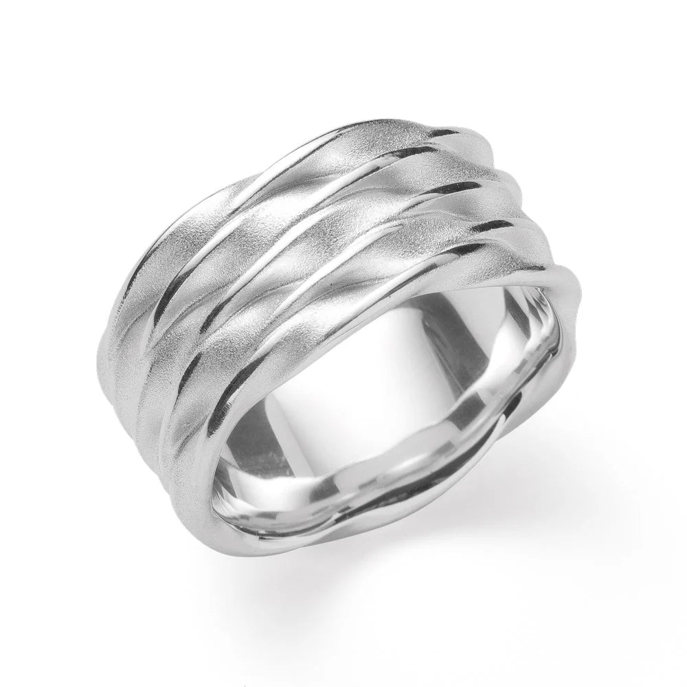 Sterling sølv Ring specielt struktureret