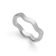 Sterling sølv ring, mat/blank