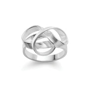 Sterling sølv ring, mat