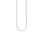 Sølv rh collier kugle facet 1,8mm60cm