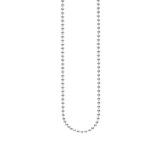 Sølv rh collier kugle facet 1,8mm70cm