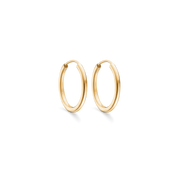 8 kt. guld creol. Mål 2 x 20 mm.