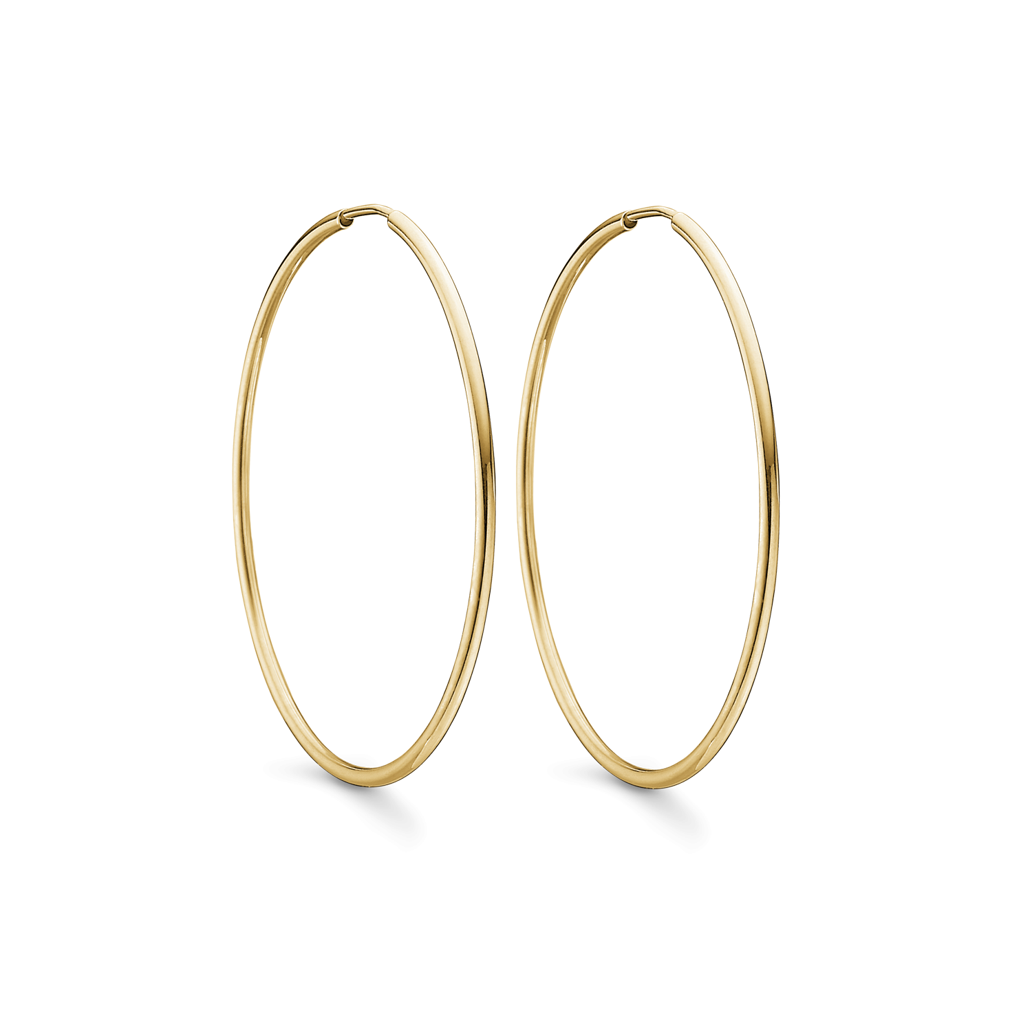 Guld creoler i 14 karat guld 60166850