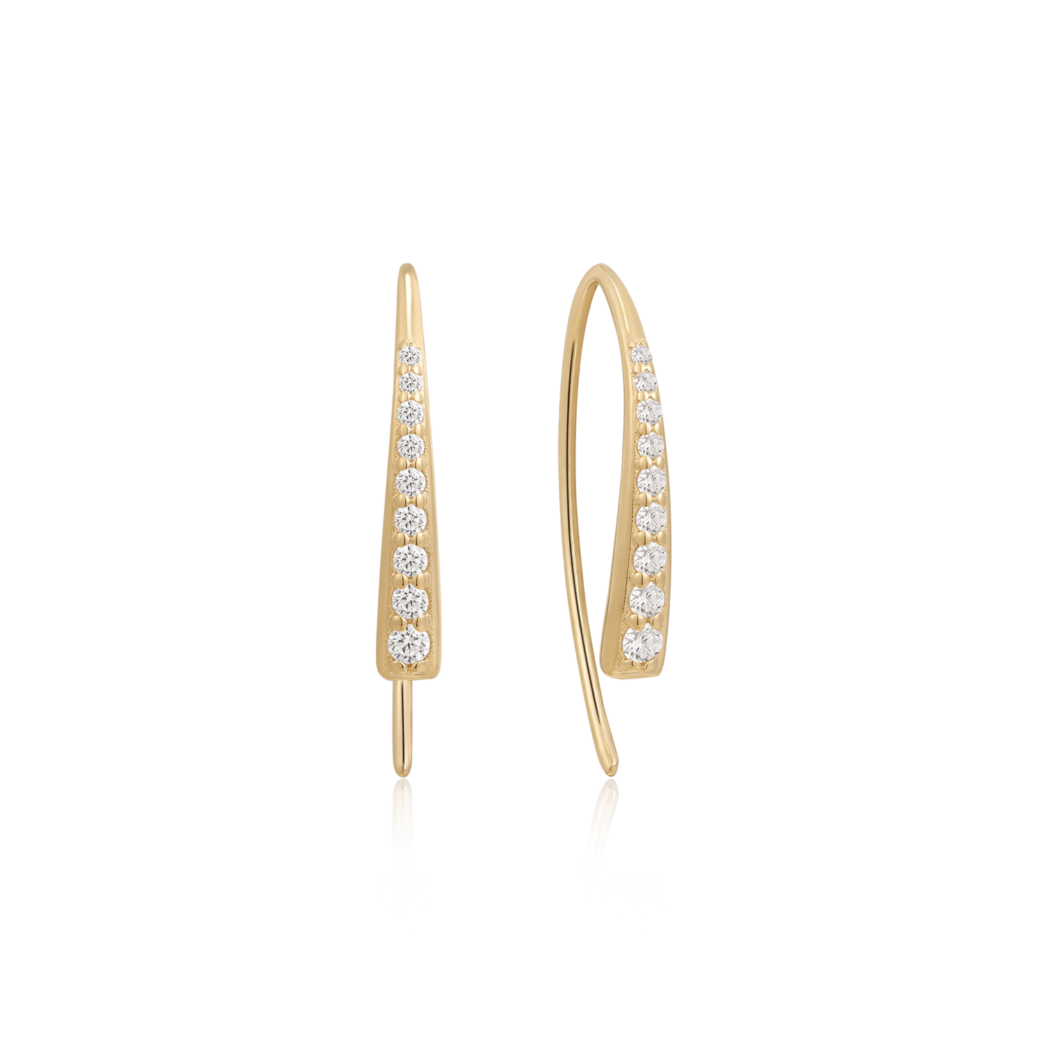 8 kt. Guld ørehænger 63117618