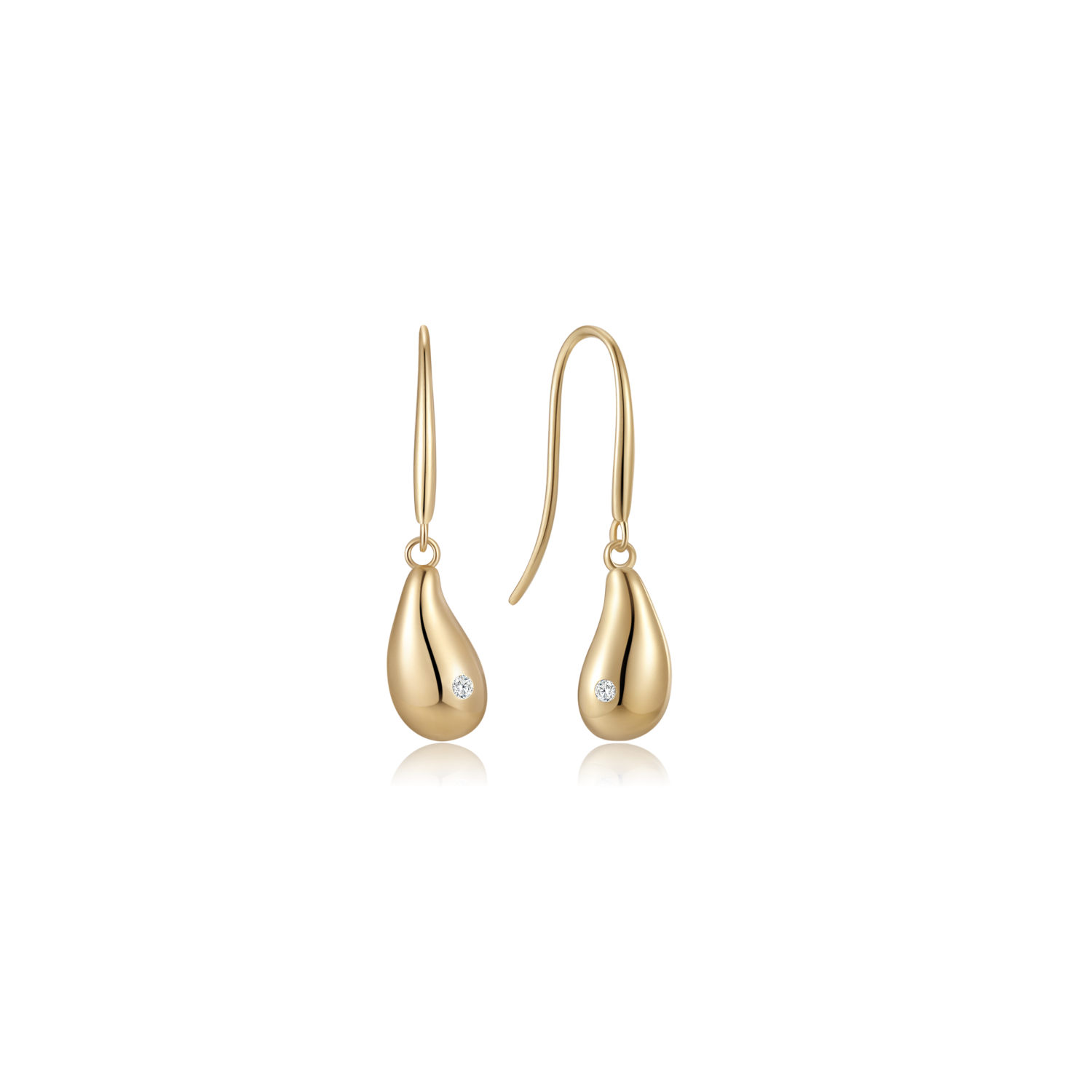 8 kt. Guld ørehænger 63342772