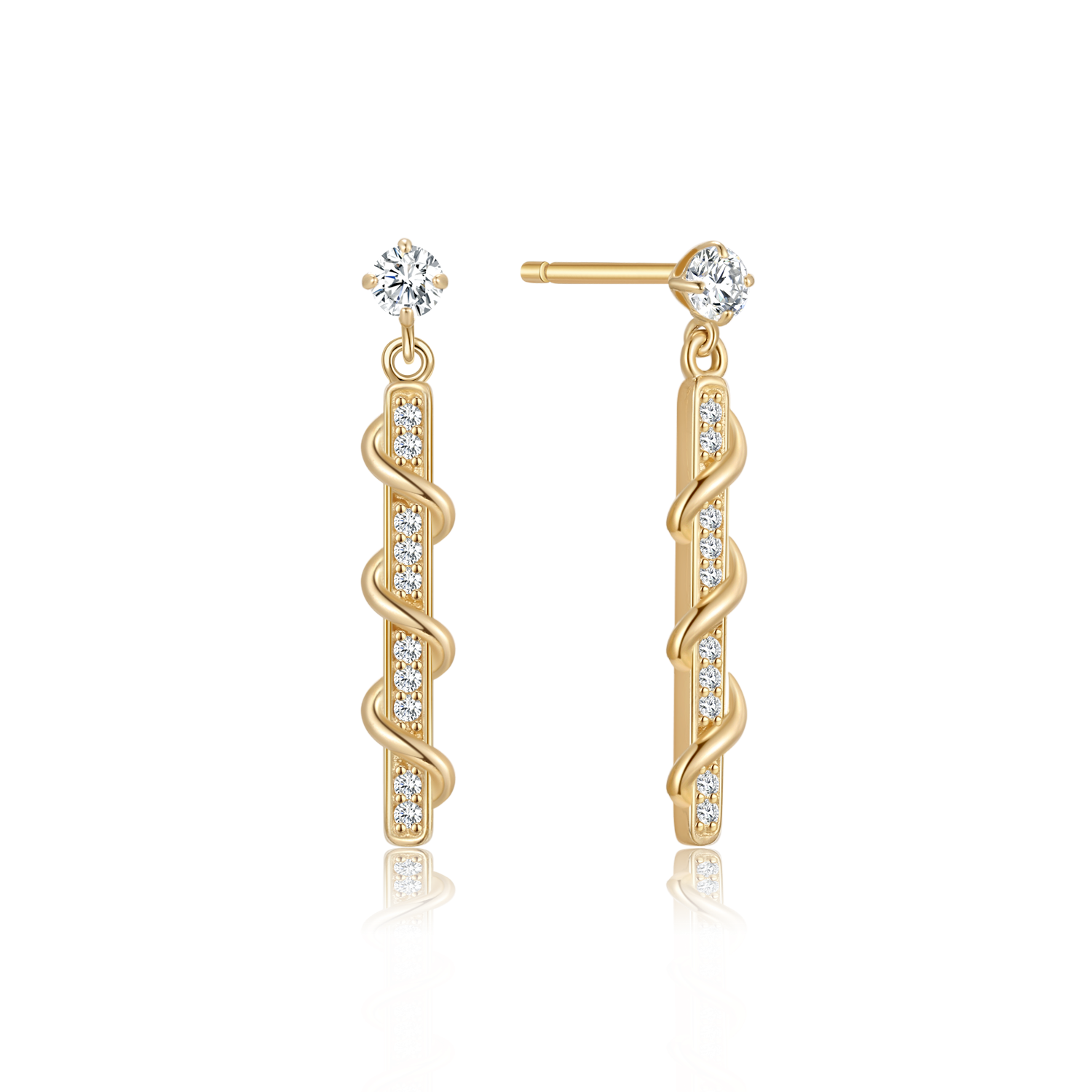 8 kt. Guld ørestikker 63342999