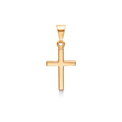 Kors vedhæng i 8 karat guld.  Størrelse: 19 x 28 mm