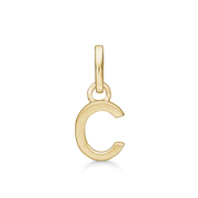 8 kt. guld vedhæng bogstav C. Mål: 8 x 6 x 3.3 mm.