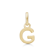 8 kt. guld vedhæng bogstav G. Mål: 7 x 6.4 x 3.3 mm.