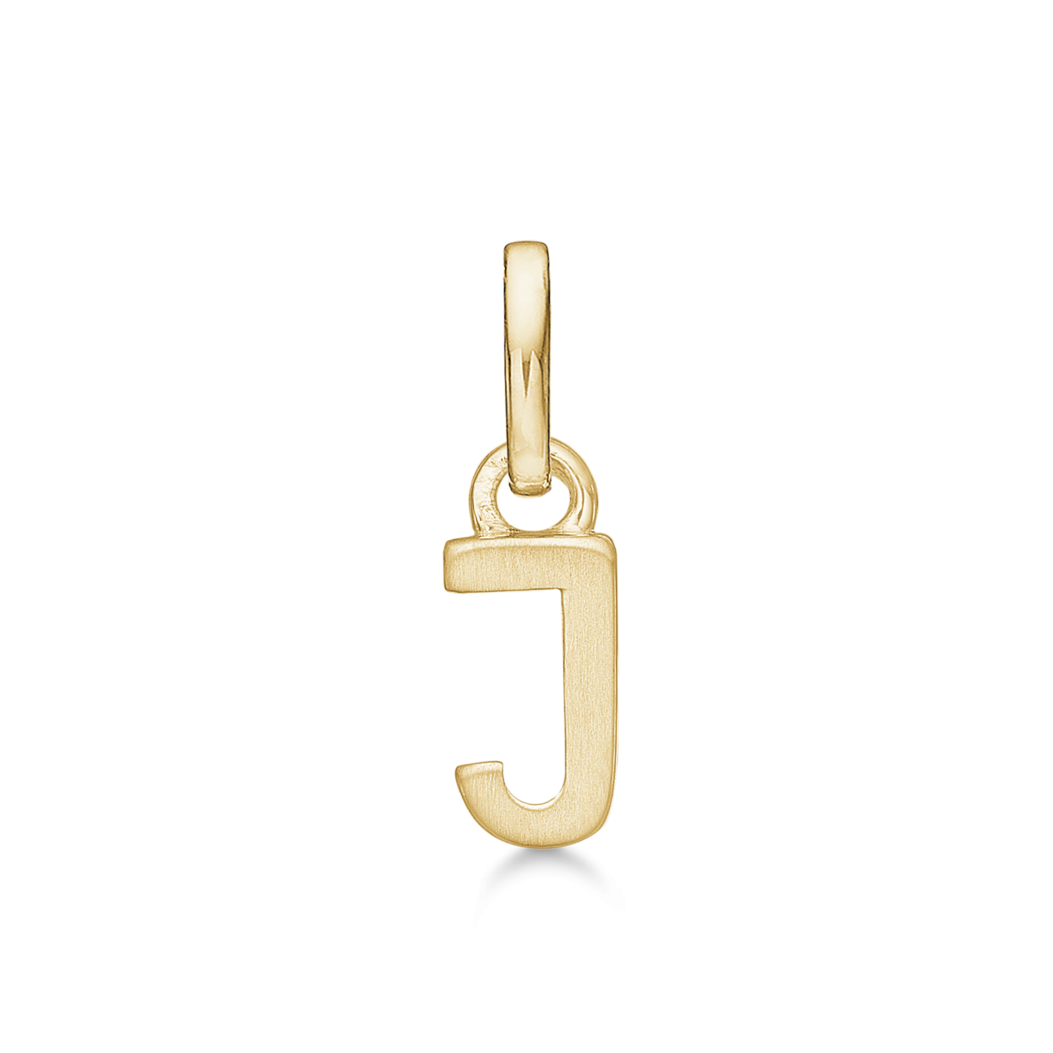 8 kt. guld vedhæng bogstav J. Mål: 7 x 3.7 x 3.3 mm.
