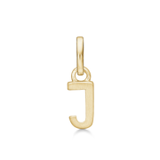 8 kt. guld vedhæng bogstav J. Mål: 7 x 3.7 x 3.3 mm.