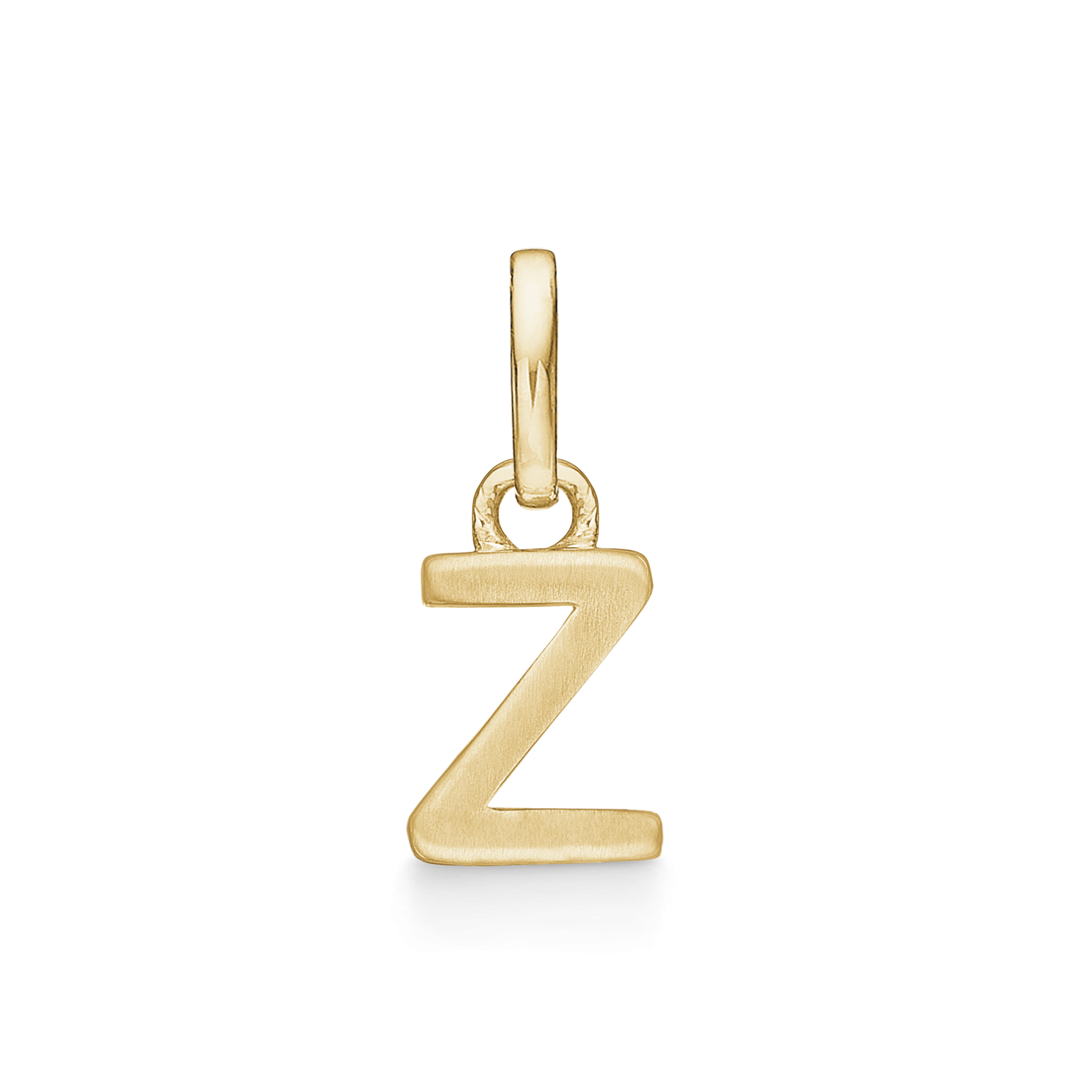 8 kt. guld vedhæng bogstav Z. Mål: 7 x 5.6 x 3.3 mm.