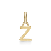8 kt. guld vedhæng bogstav Z. Mål: 7 x 5.6 x 3.3 mm.