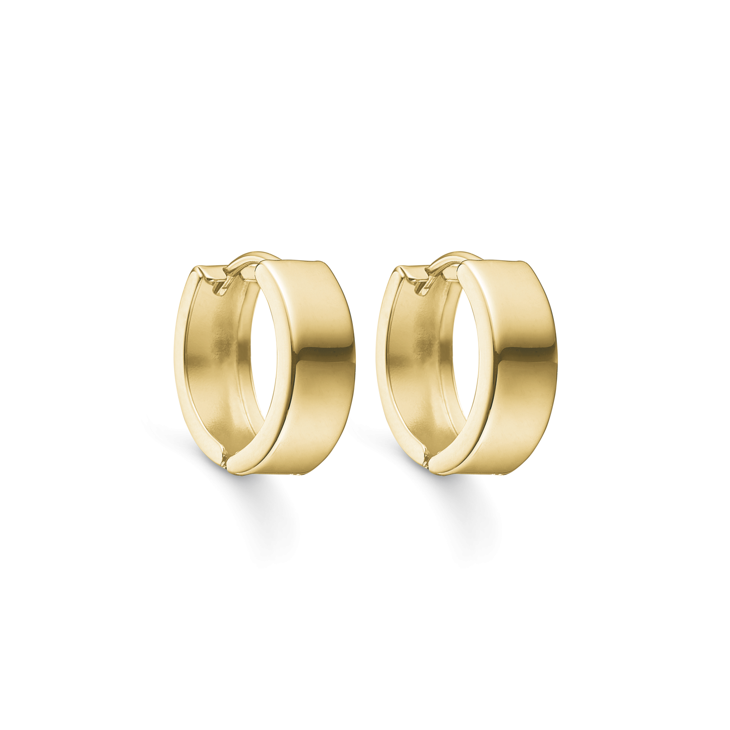 8 kt. guld knæk creol. Mål 5 x 13 mm.