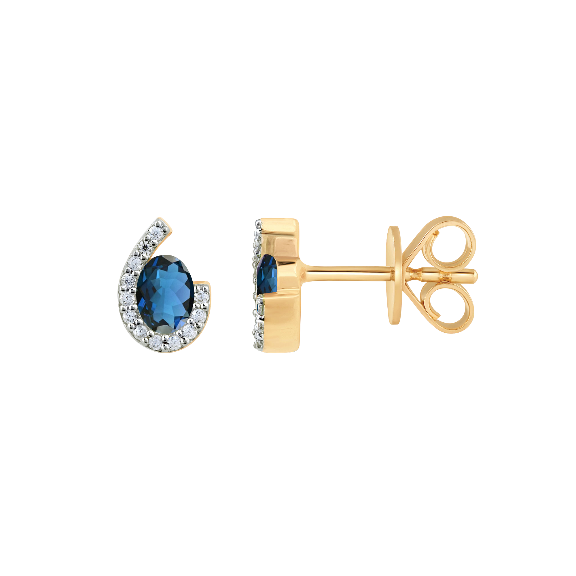 14 kt. Guld creoler 70257029