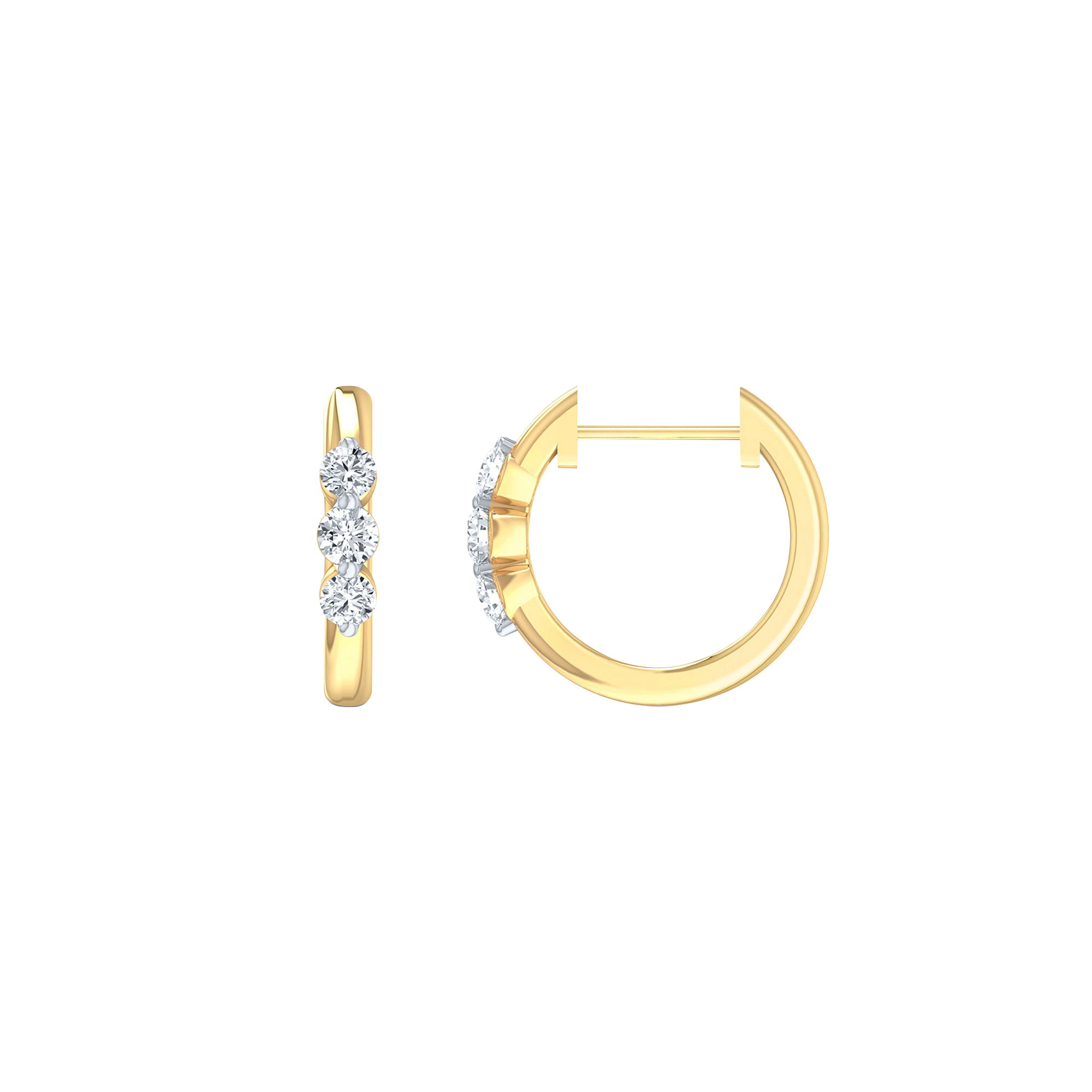 14 kt. Guld creoler 70257034