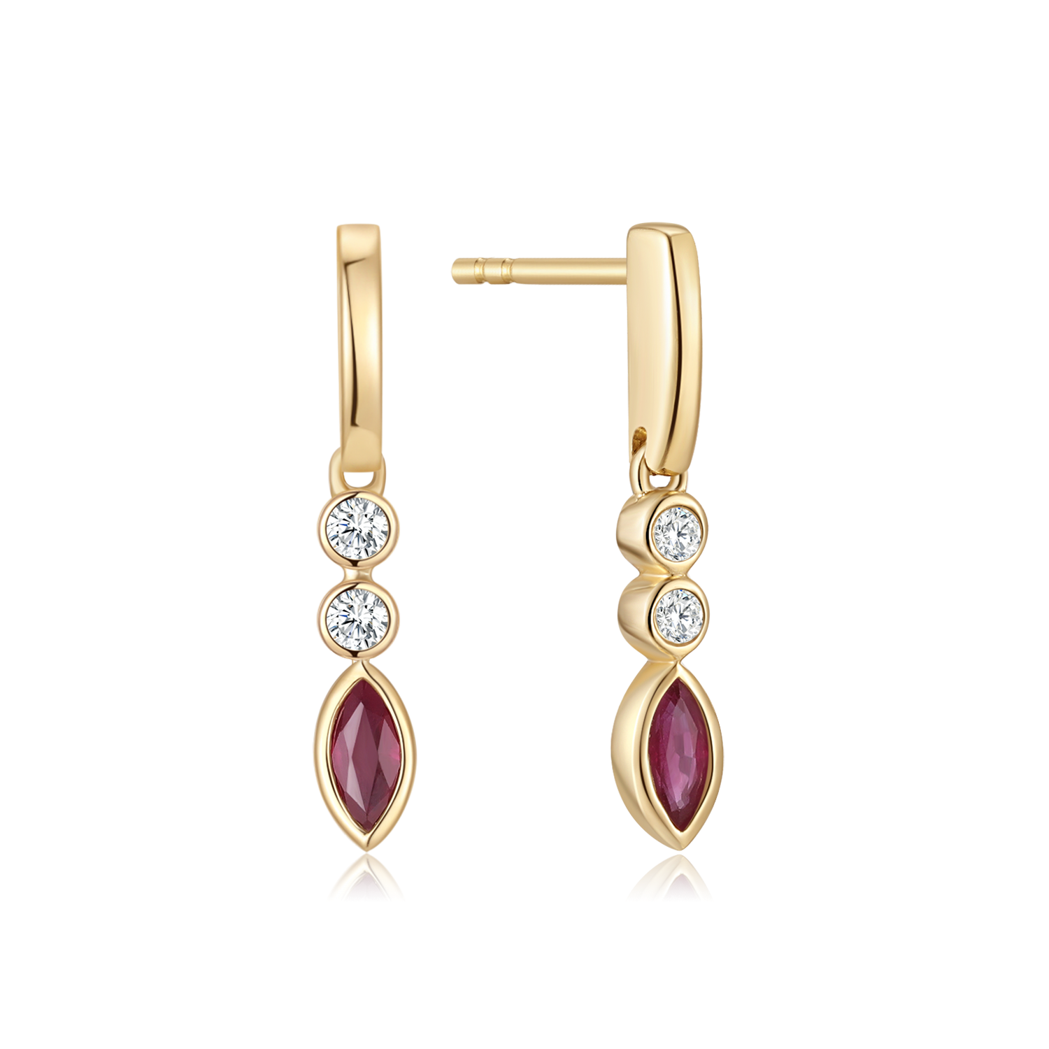 14 kt. Guld ørestikker 70257044