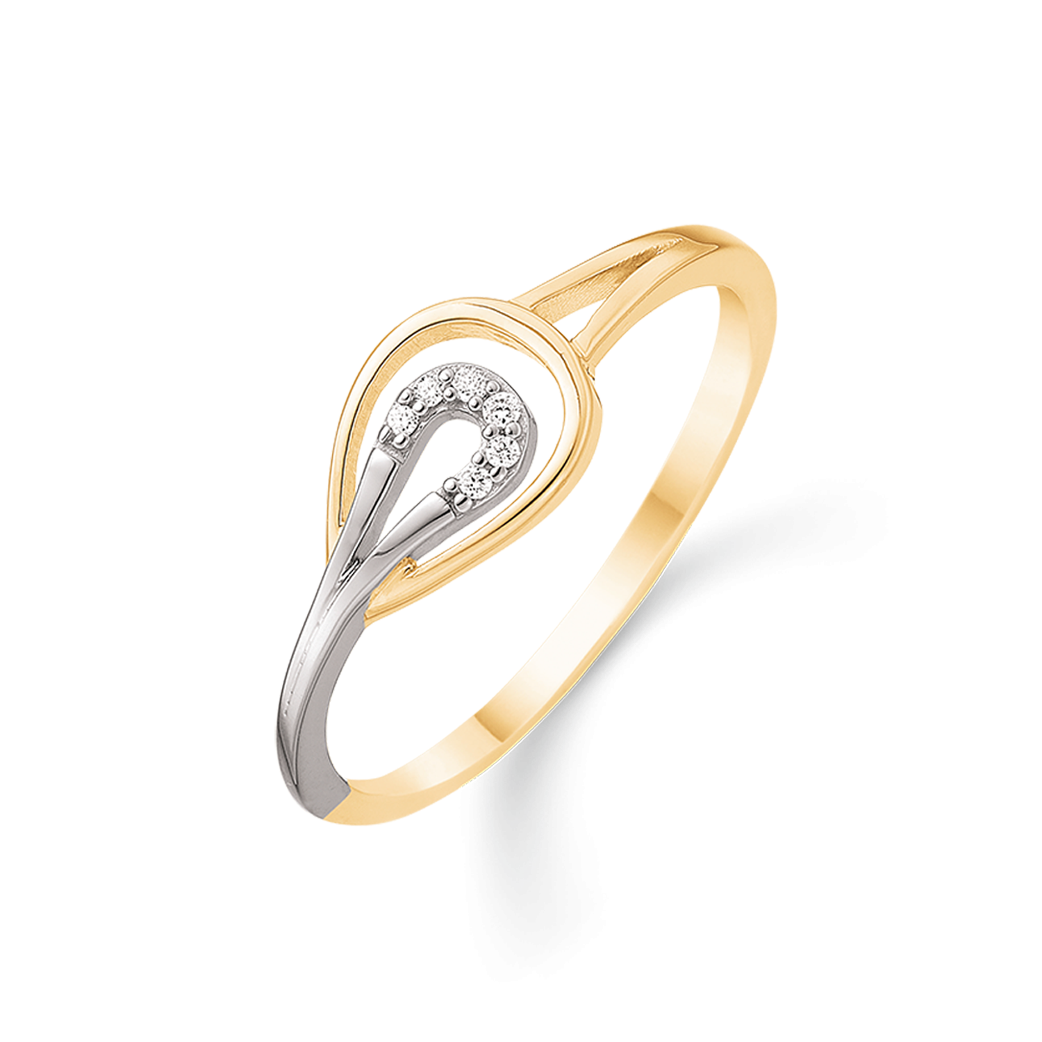 14 kt. Guld ring 