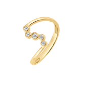 14 kt. Guld ring 72257033