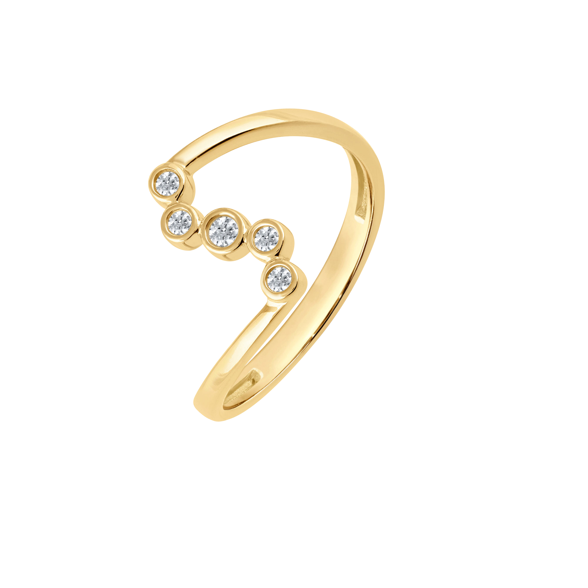 14 kt. Guld ring 72257033