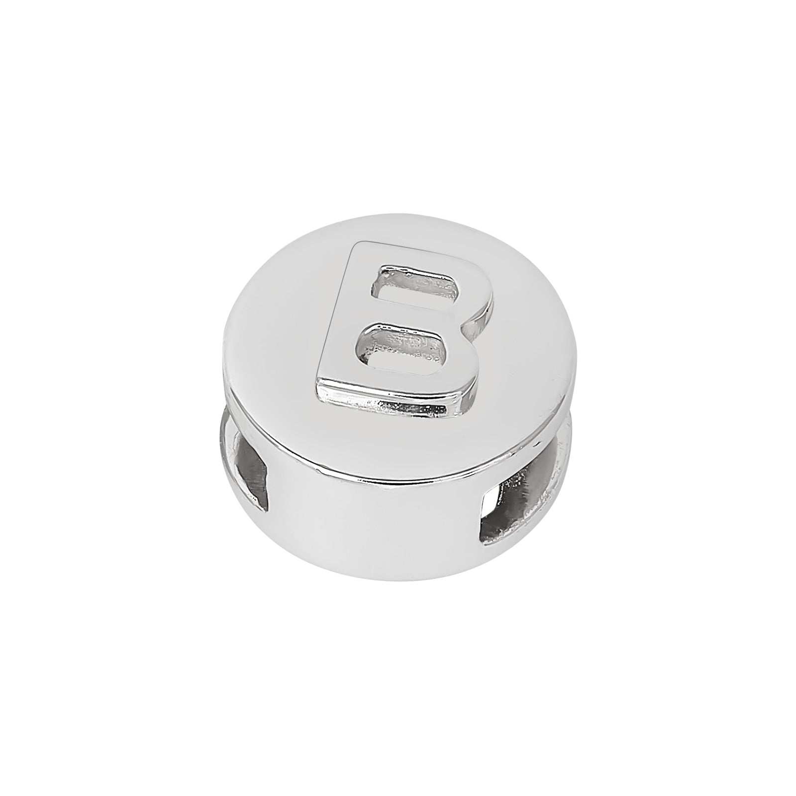 Rhd. Sølv led B rund TIML 8mm