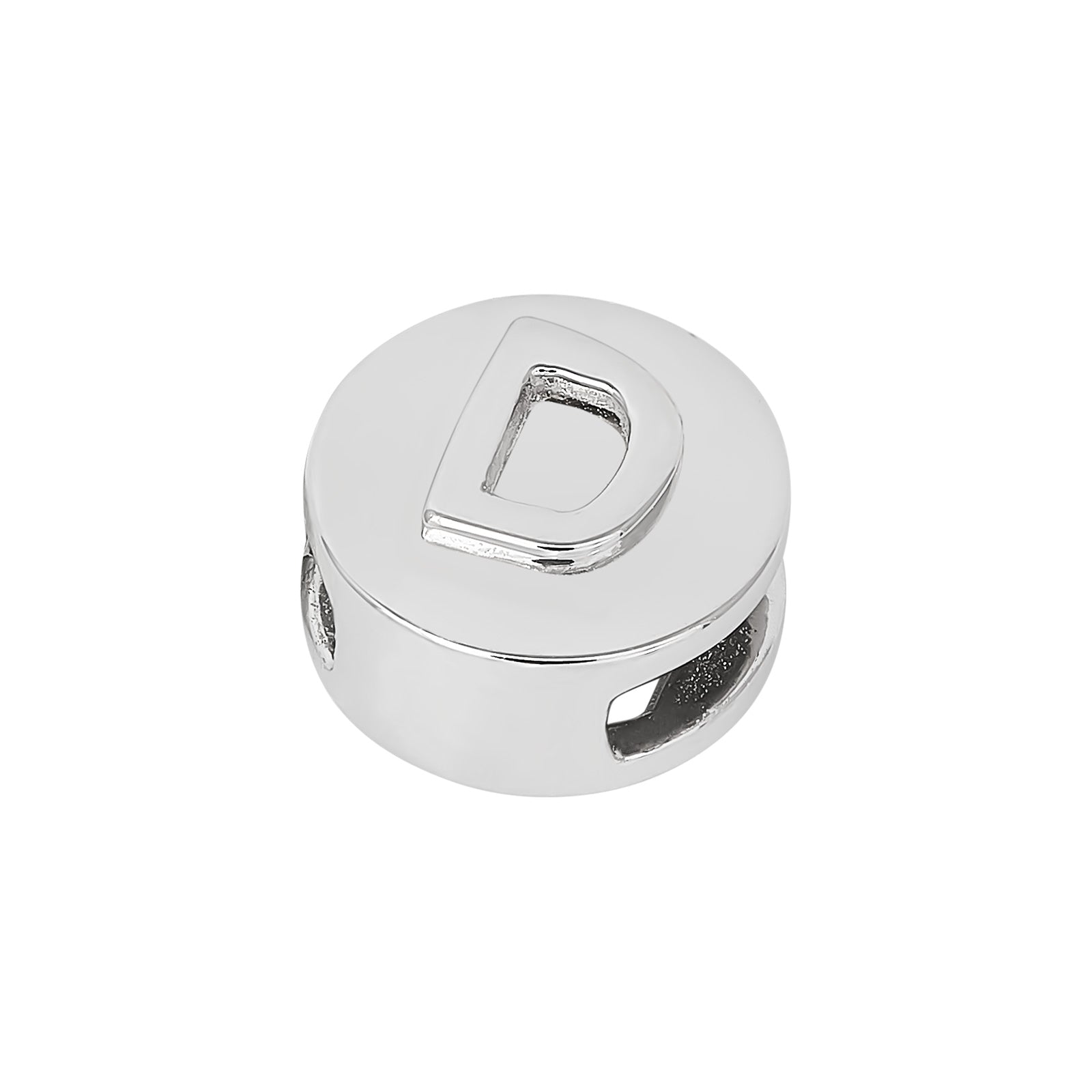 Rhd. Sølv led D rund TIML 8mm
