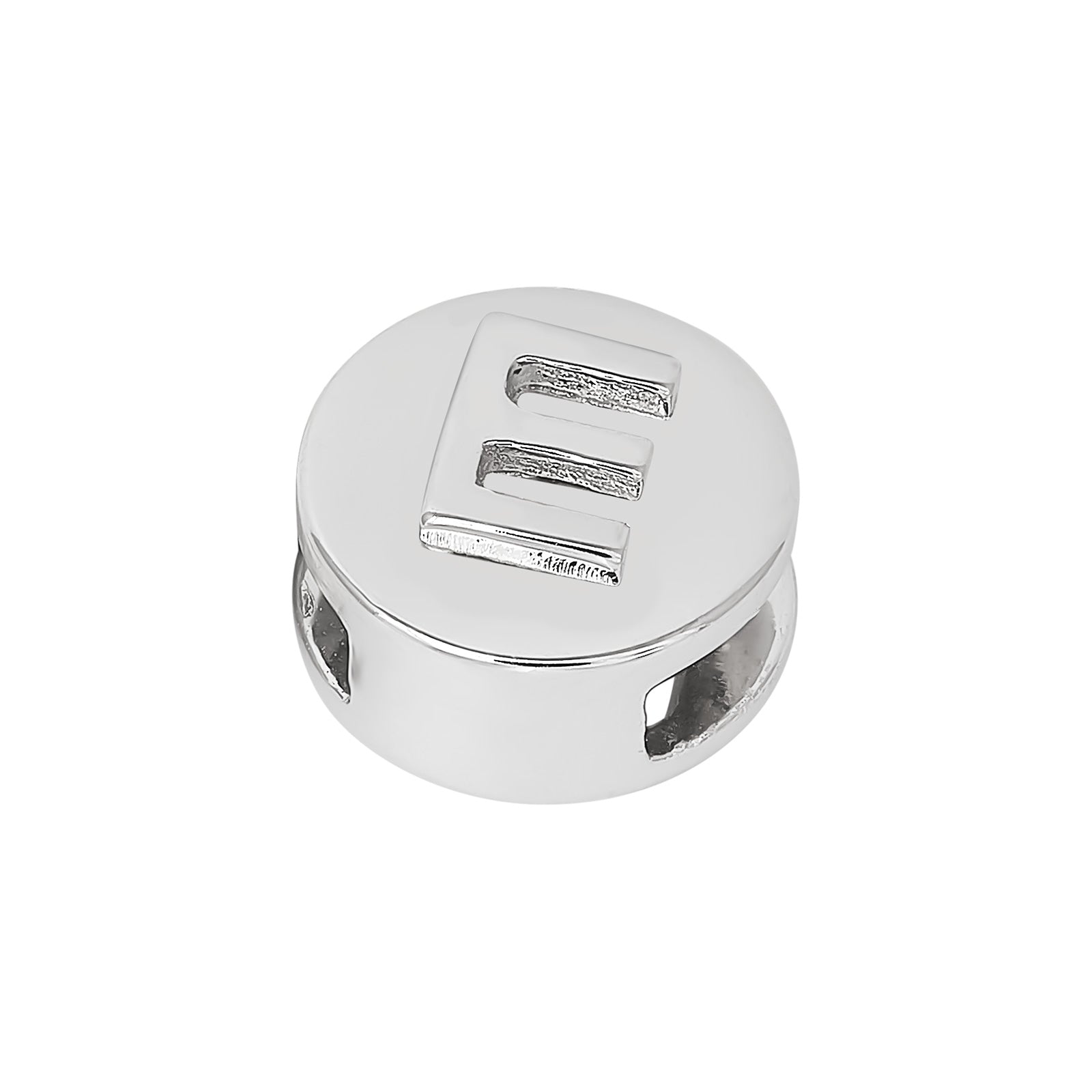 Rhd. Sølv led E rund TIML 8mm
