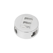 Rhd. Sølv led E rund TIML 8mm