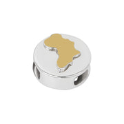 Rhd. Sølv led Africa rund TIML 8mm