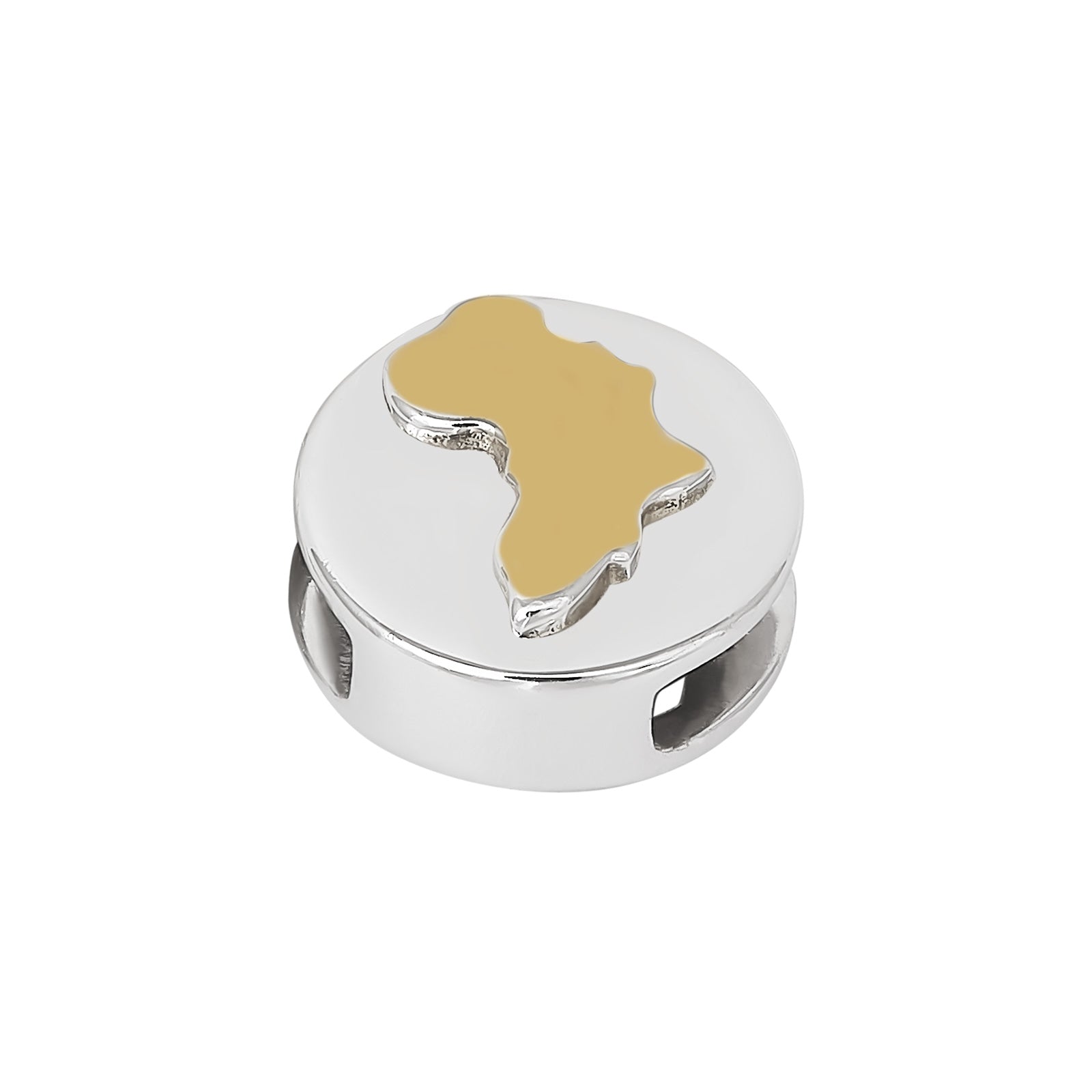 Rhd. Sølv led Africa rund TIML 8mm