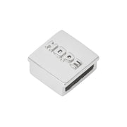 Rhd. Sølv led HOPE firkant TIML 8mm